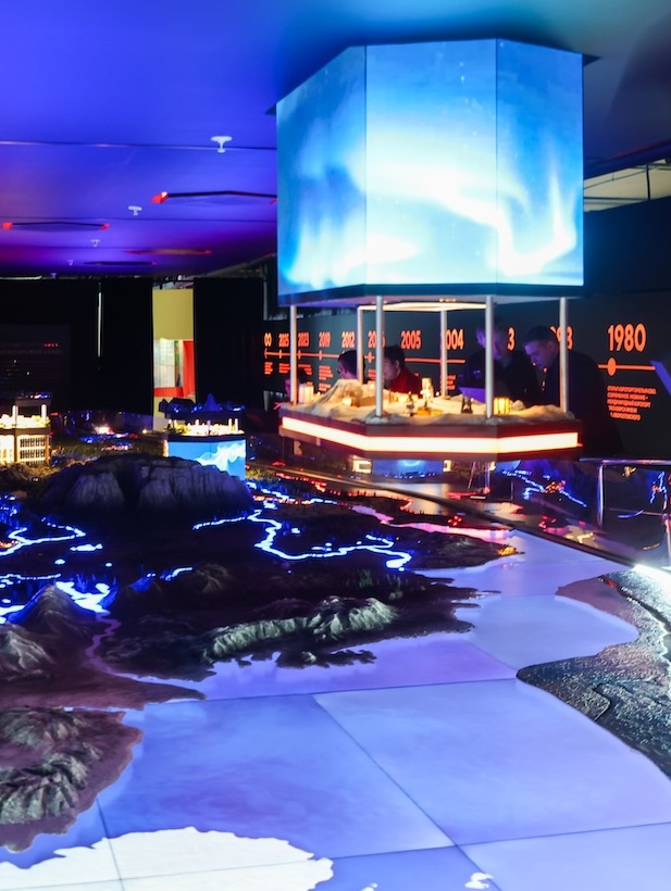 Общий вид кинетического макета